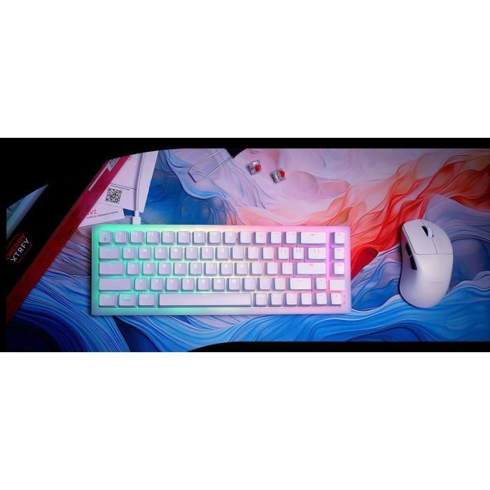Image secondaire de Clavier gamer mécanique - CHERRY XTRFY K5V2 COMPACT - Format 65 % - Éclairage RGB a LED - Noir