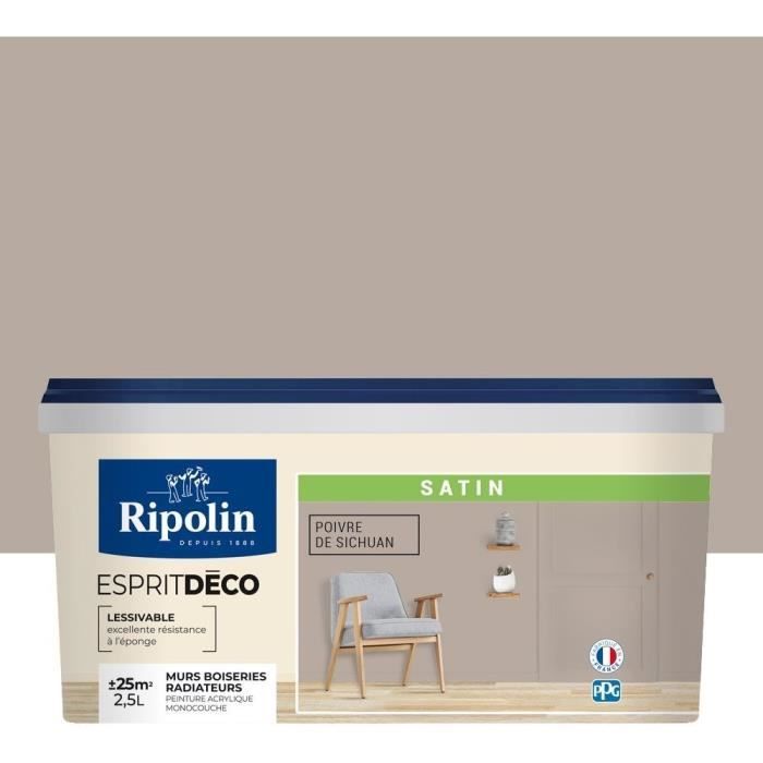 RIPOLIN Pittura murale tutti i pezzi - Sichuan Satin Pepper, 2.5L