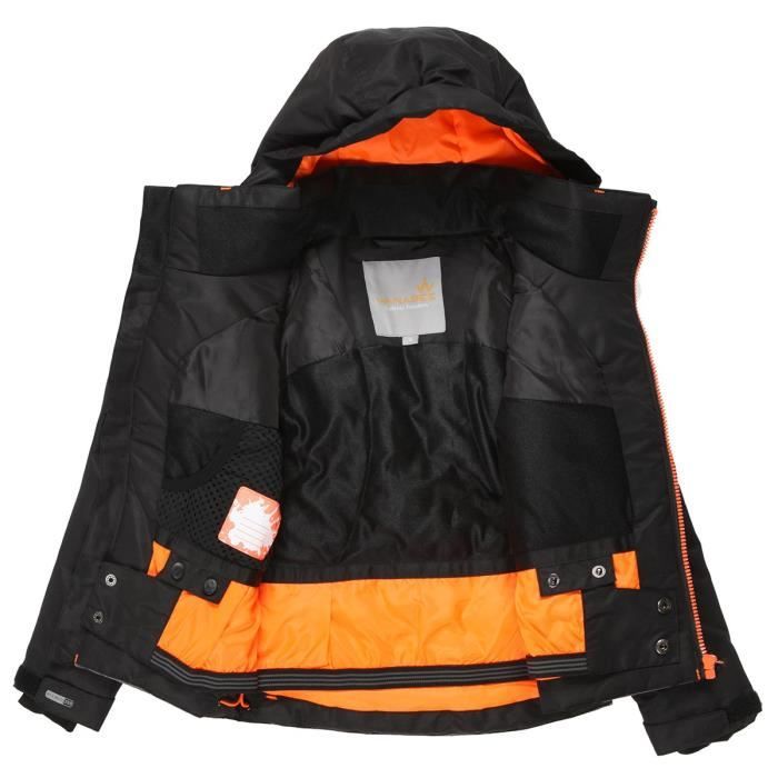 WANABEE Veste de ski CYRO 200 JKT - Enfant - Noir