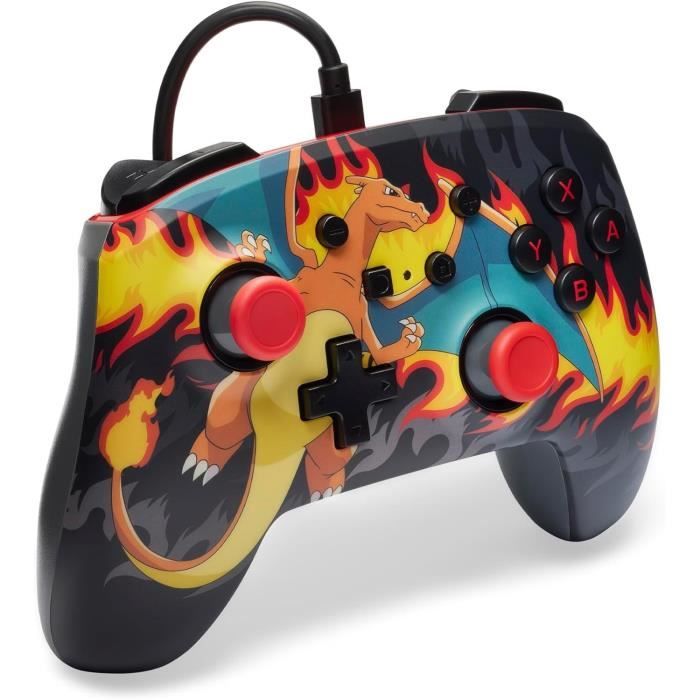 Image secondaire de Manette Filaire - POWER A - Nintendo Switch - Charizad Firestorm