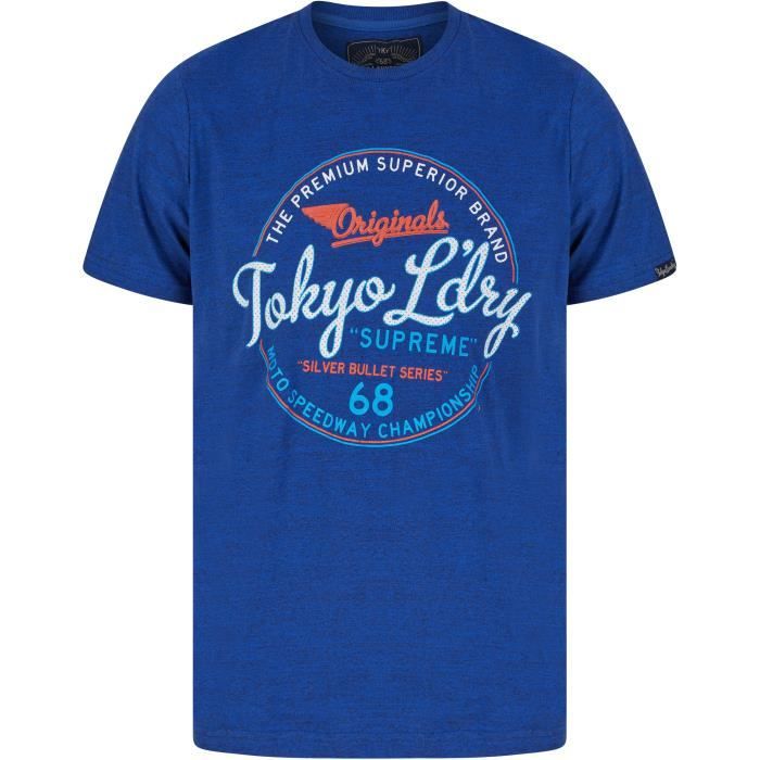 TOKYO LAUNDRY T-Shirt Bleu Homme