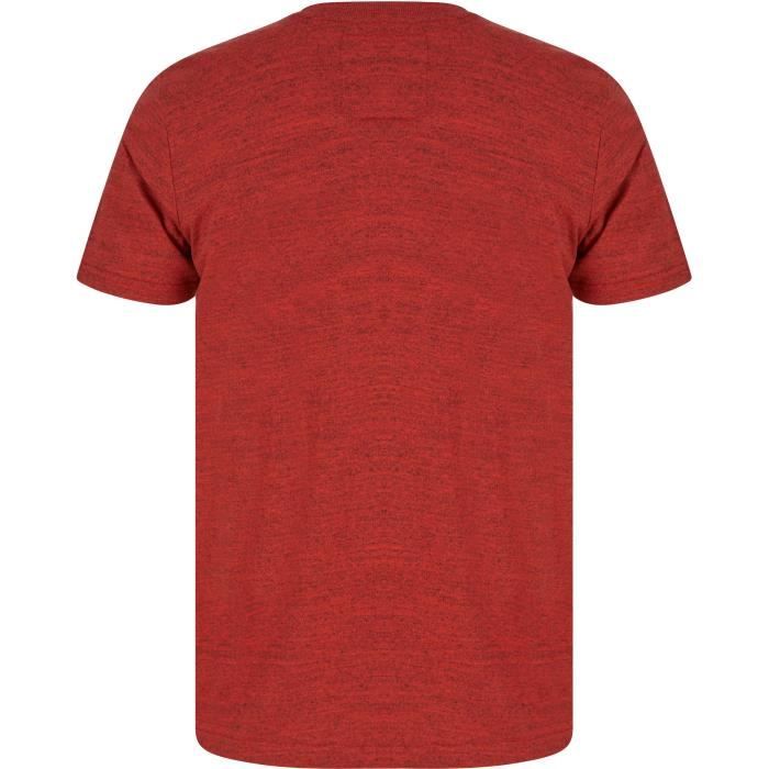 TOKYO LAUNDRY T-Shirt Rouge/Noir Homme