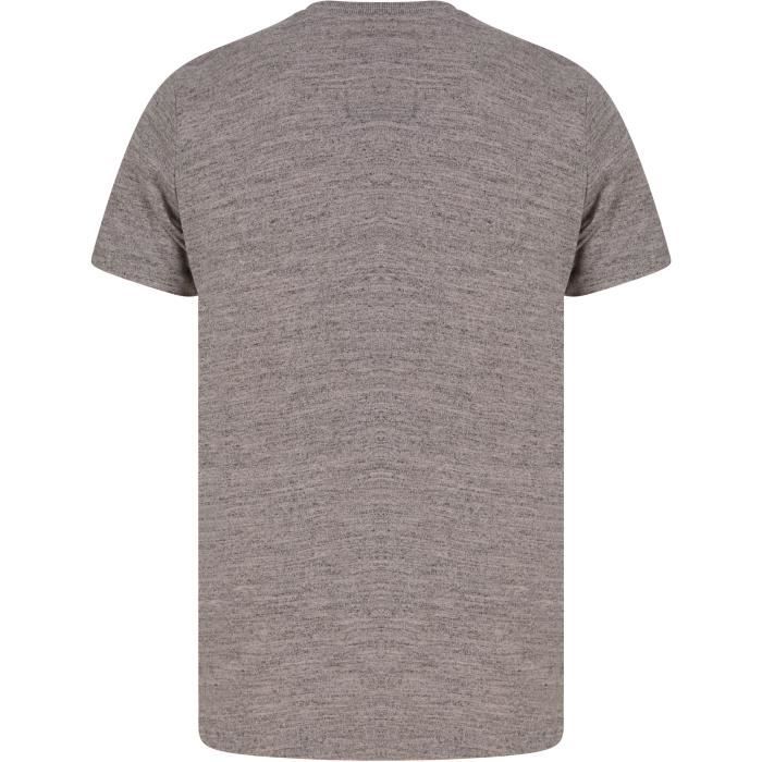 TOKYO LAUNDRY T-Shirt Noir/Gris Homme