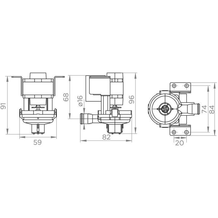 Image secondaire de Pompe de relevage de condensats - SFA - Sanicondens Clim Cassette - 120 L/H
