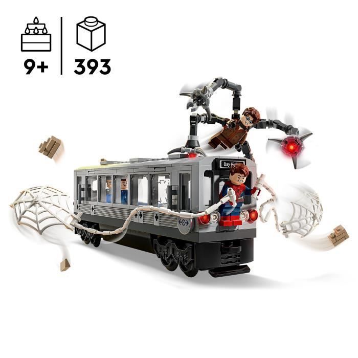 Image secondaire de LEGO | Marvel 76321 La Scene du Train de Spider-Man et Docteur Octopus - Jouet des 9 ans