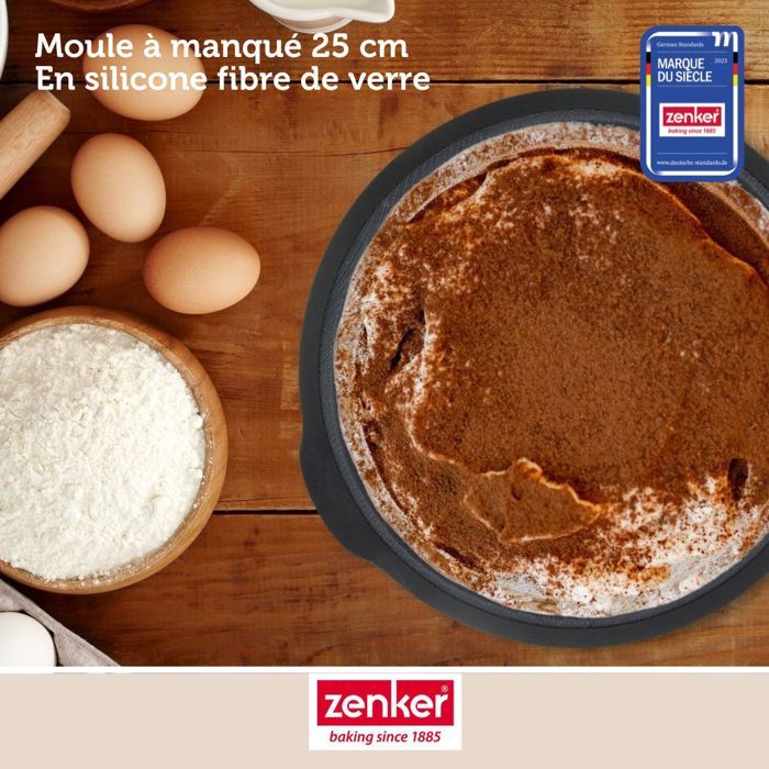 Image secondaire de Moule à manqué en silicone - ZENKER - Ø 25 cm - Noir