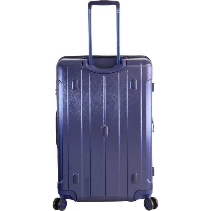 FRANCE BAG Valise 8 Roues Extensible Cadenas TSA Polycarbonate/ABS Violine