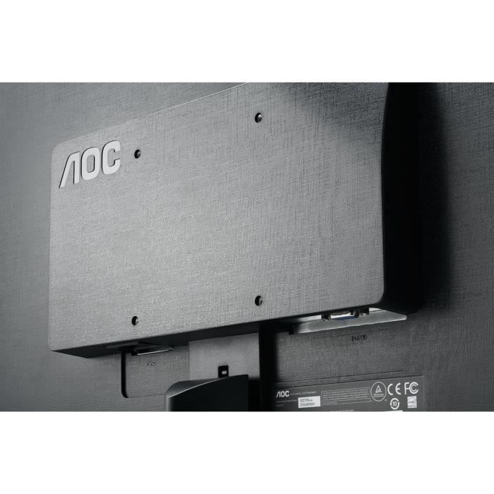 Ecran PC - AOC E2270SWHN - 22'' FHD - Dalle TN - 5 ms - VGA/HDMI 1.4