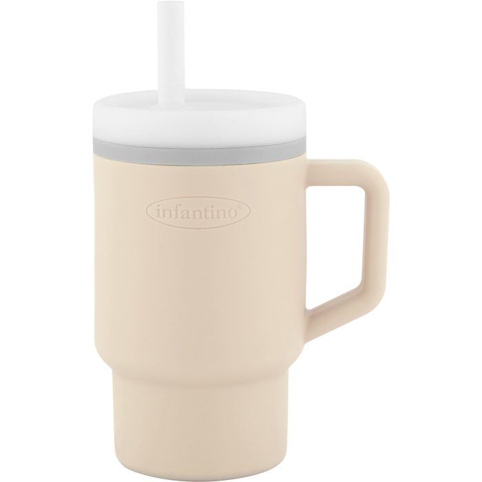 Tasse en Silicone pour Bébé - Infantino 255 ml - Modèle Sand
