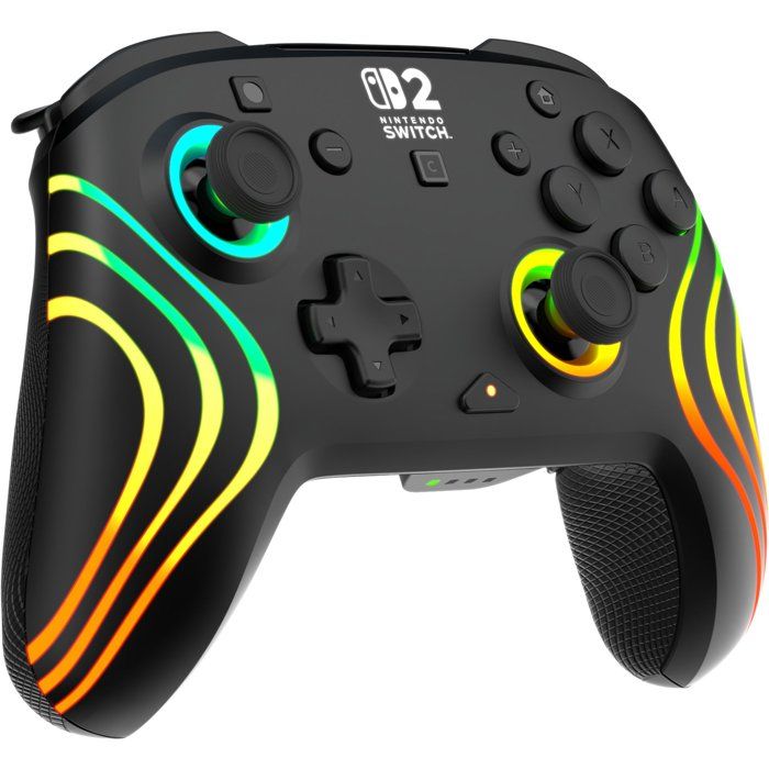 Image secondaire de Manette sans fil Afterglow Wave pour Nintendo Switch 2 - RGB Noir