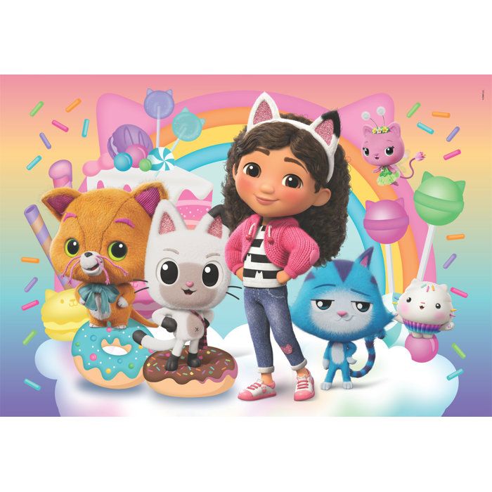 Image secondaire de Coffret de Puzzles Gabby's Dollhouse - 2x20 pièces par CLEMENTONI