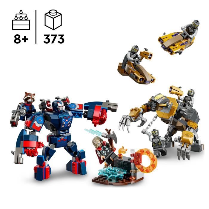 Image secondaire de LEGO | Marvel 76322 Avengers : Endgame Thor Contre Chitauri - Jouet enfant des 8 ans
