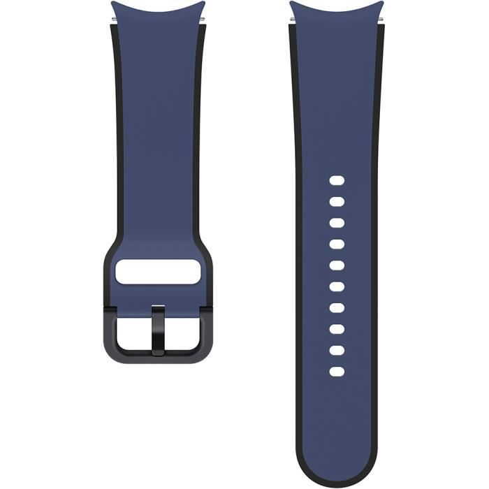Bracelet Sport Bicolore Galaxy Watch4 / Watch5 Bleu marine