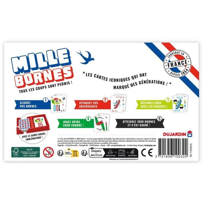 Image secondaire de Mille bornes Classique - Jeu de société - DUJARDIN - Des 6 ans