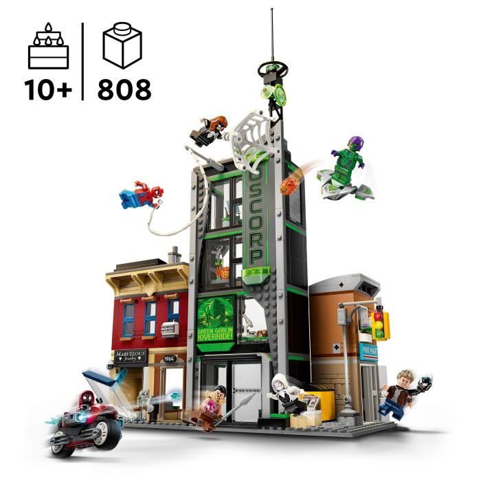 Image secondaire de LEGO | Marvel 76324 Spider-Man Contre Oscorp - Jeu de Construction enfant des 10 ans