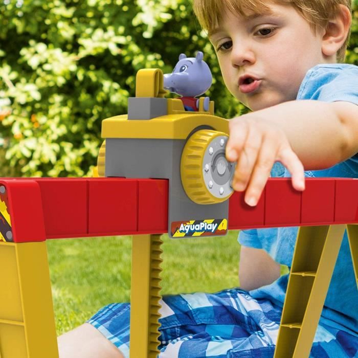SMOBY - AQUAPLAY Circuit aquatique Port a container + 5 accessoires