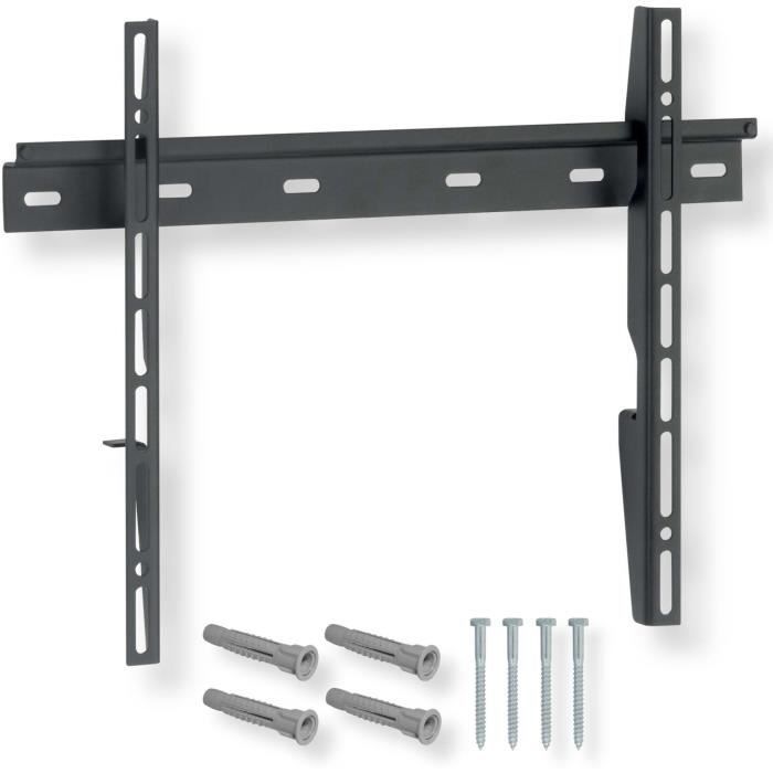 Supporto da parete per TV NANOOK - Ultra piatto - 32-55 pollici - per TV LCD e (O)LED - Nero
