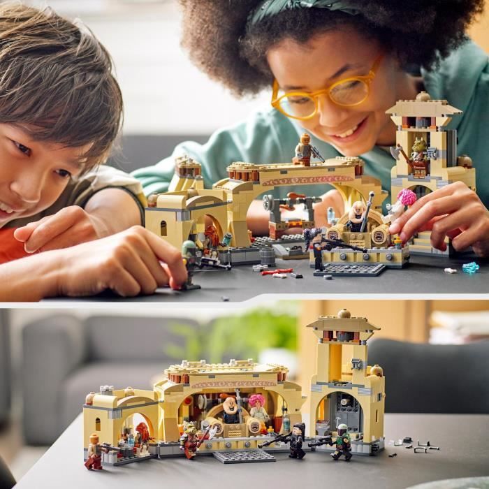 LEGO 75326 Star Wars La Salle Du Trône De Boba Fett, Jouet a Construire Pour les Enfants de 9 Ans et Plus, Avec le Palais de Jabba