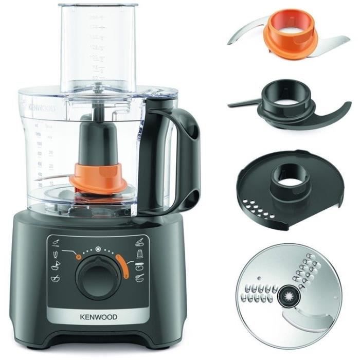 KENWOOD FDP31.020GY multifunction robot - 2 speeds + Pulse - 800W - 2.1L bowl + accessories
