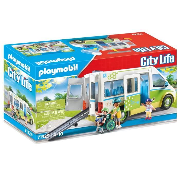 PLAYMOBIL 71329 School bus - City Life - School - Love to learn School world