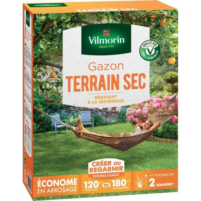 Semi di erba rustica VILMORIN per terreni asciutti - 3 kg