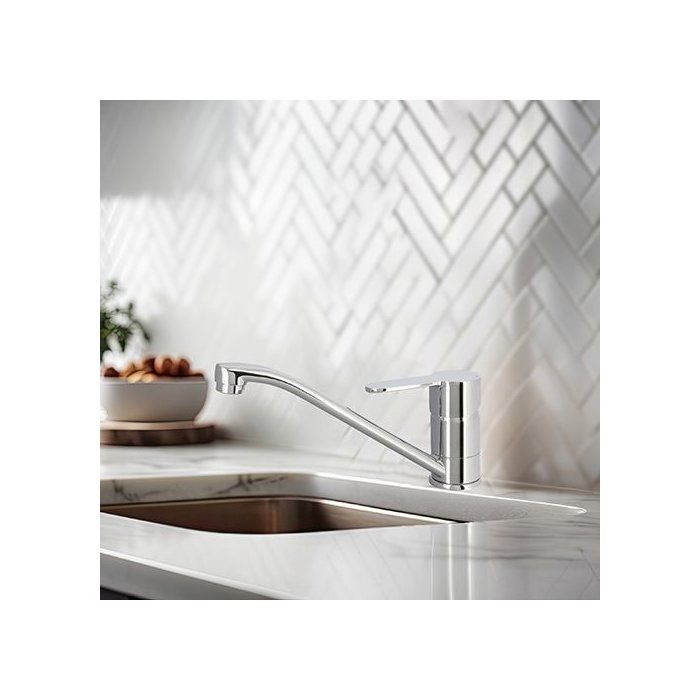 Image secondaire de Mitigeur de Cuisine Chromé avec Bec Mobile - EDOUARD ROUSSEAU BORN