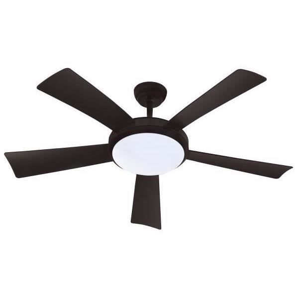 Wallis Black - Ø132 cm Ventola del soffitto 38W + illuminazione a LED