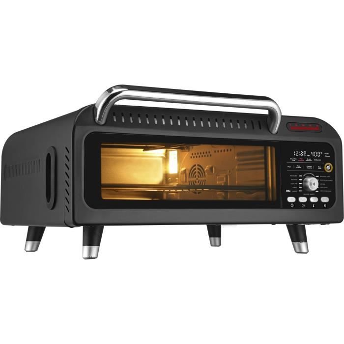 Forno per pizza - LITTLE BALANCE - 8733 - Pizza revolution'air - 2000 W - 18 L - Nero