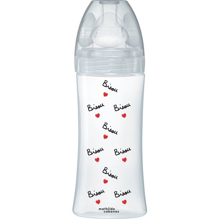 Biberon Anti-Colique DODIE 330 ml avec Tétine Plate Mathilde Cabanas