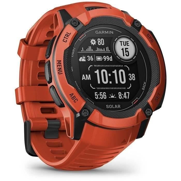 Watch GPS collegato - Garmin - 2x Solar Rouge Instinct