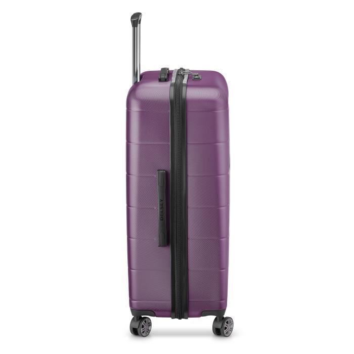DELSEY - COMETE + - Valise trolley rigide - Violet - taille XL - V : 98.83 L - 77 x 50 x 30 cm