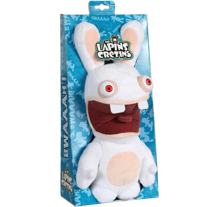 RABBITS CRETINS Plush 28 cm Open mouth sound