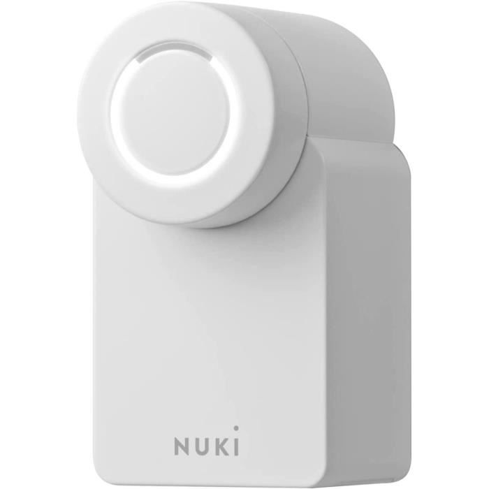 Nuki Smart Lock 3.0 - Serrure connectée - Acces sans clé pour maison connectée - Fonctionne avec piles
