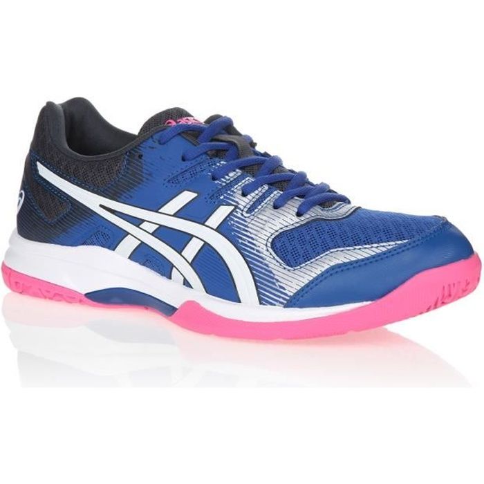 ASICS Chaussures de Tennis Gel-Rocket 9 - Femme - Bleu et rose