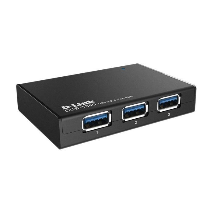 D-LINK HUB 4 Ports Superspeed USB 3.0 - DUB-1340