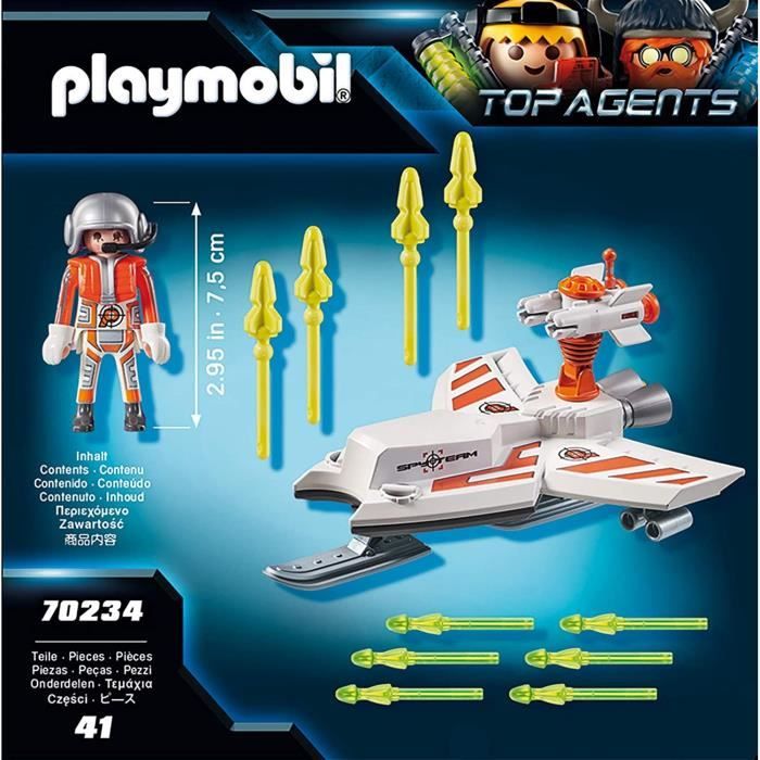 PLAYMOBIL - 70234 - Agent volant de la Spy Team
