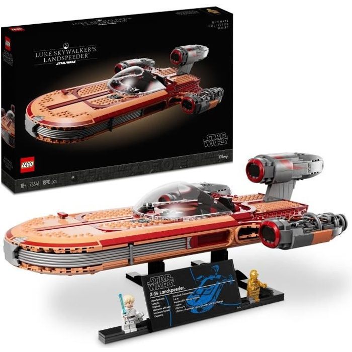Lego Star Wars 75341 Il Landspeeder Di Luke Skywalker, Modellino Di Astronave, Adulti
