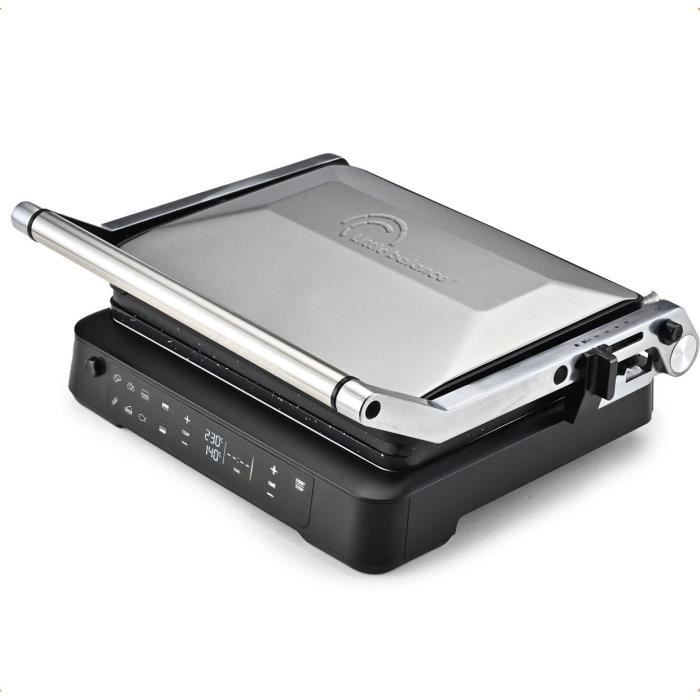 Griglia per carne - LITTLE BALANCE - 8734 - 2000 W - 6 posizioni - Alluminio / Nero