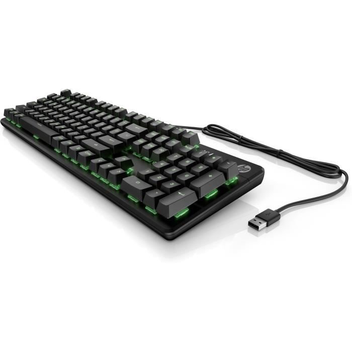 Clavier Gamer HP Pavillon 550 - Clavier mécanique - Noir - AZERTY