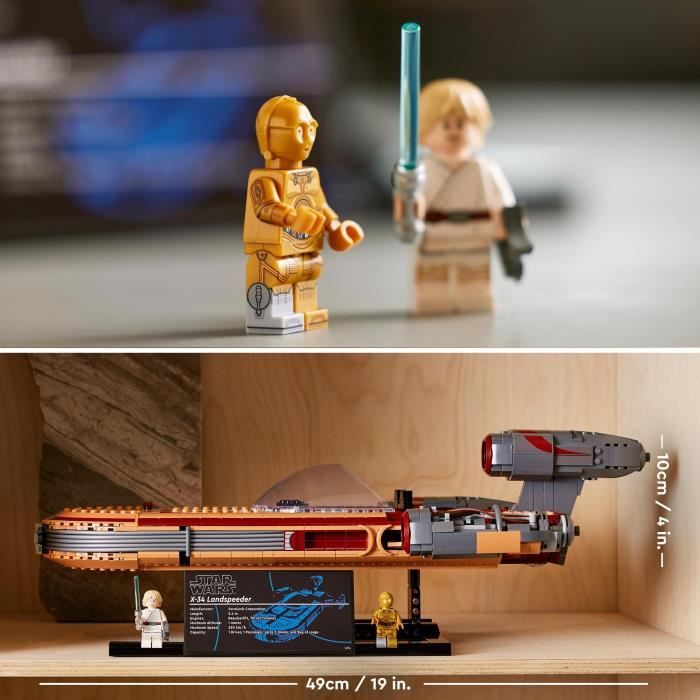 Lego Star Wars 75341 Il Landspeeder Di Luke Skywalker, Modellino Di Astronave, Adulti