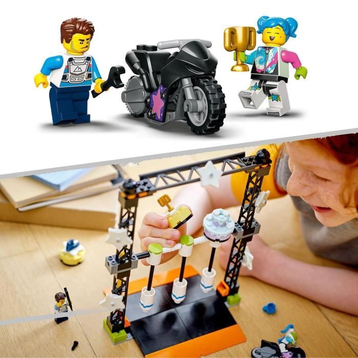 LEGO 60341 City Stuntz Le Défi de Cascade : Les Balanciers, Jouet Moto d'Aventure de Stunt Bike pour Filles et Garçons des 5 ans