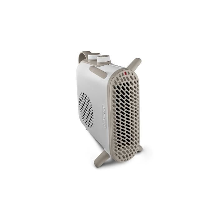 Radiateur soufflant - DELONGHI - Métal - 2000 W max - Position verticale et horizontale - Silencieux (43 dB)