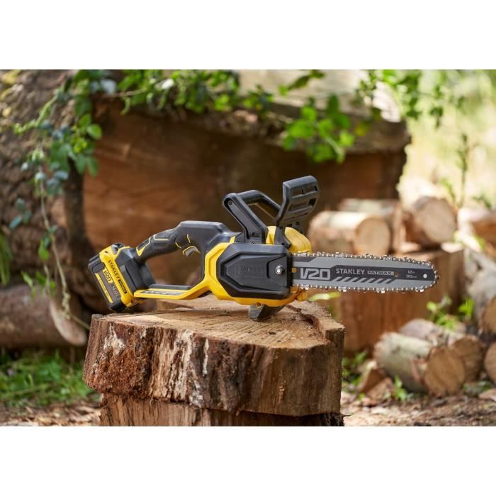 Image secondaire de STANLEY FATMAX - TRONCONNEUSE 18V BRUSHLESS 33CM - Fourni avec une chaine, un chargeur et une batterie 4AH