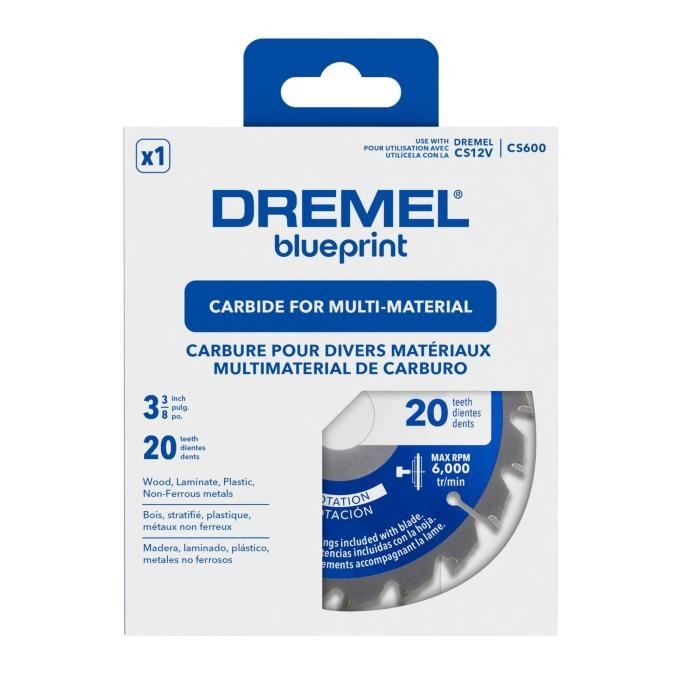 Image secondaire de Lame multi-matériaux DREMEL pour scie circulaire CS600