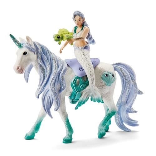 Image secondaire de Figurine Sirène sur Licorne de Mer - Schleich Bayala