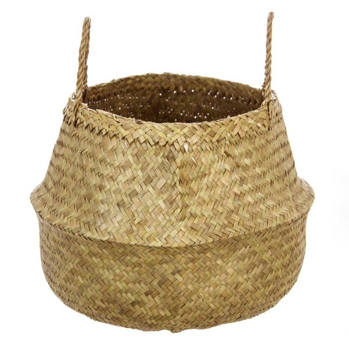 Panier Seagrass Pli Naturel