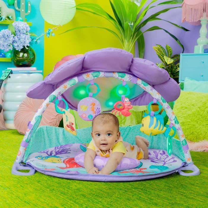 DISNEY BABY Tapis d'éveil La petite sirene - Lumineux et Musical - 48 x 81 x 81 cm - Multicolore - Des la naissance