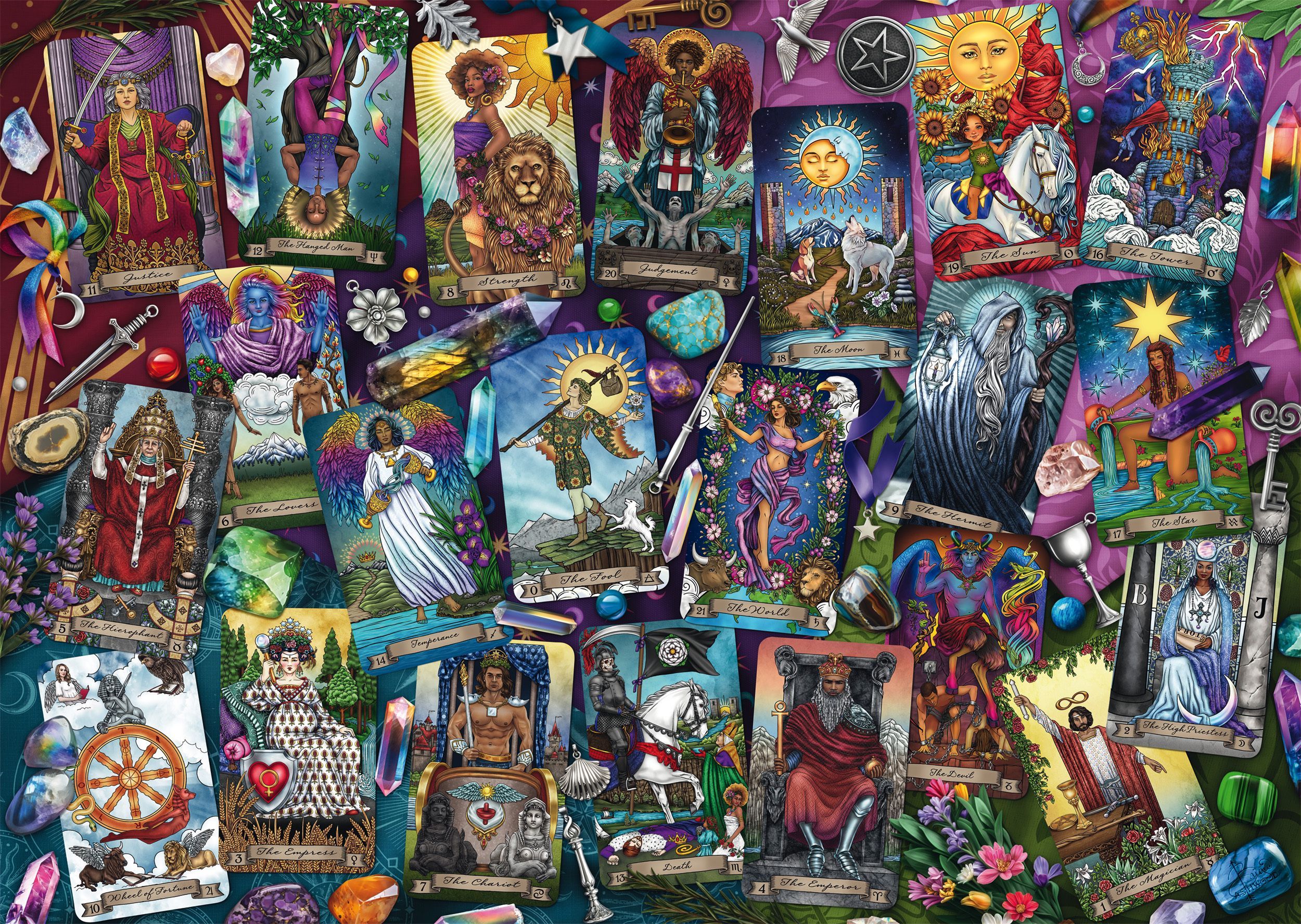 Image secondaire de Puzzle Cartes de Tarot - 1000 Pièces par Schmidt Spiele