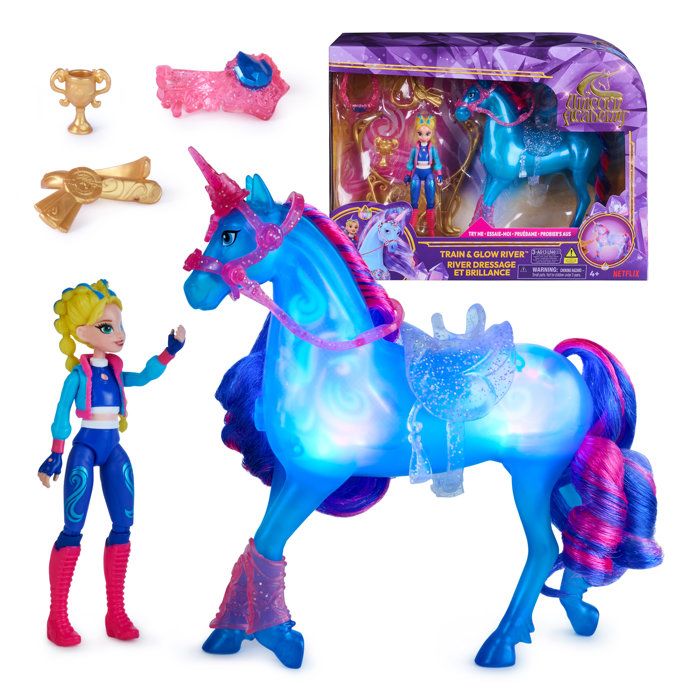 Image secondaire de Coffret Magique Unicorn Academy avec Licorne River et Poupée Isabel