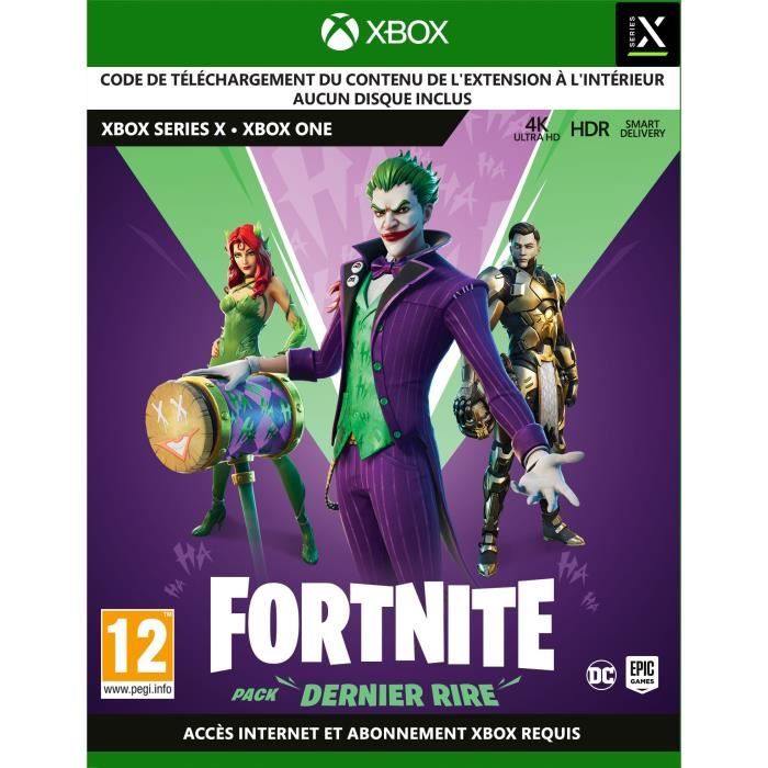 Fortnite : Pack Dernier Rire Jeu Xbox One - Code in a box